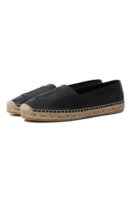 Saint Laurent: Чёрные мокасины  Espadrille