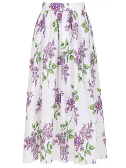 ELIE SAAB: Хлопковая юбка 