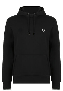 FRED PERRY: Чёрная толстовка 