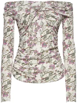ISABEL MARANT: Шовкові топи 