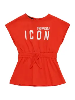 DSQUARED2: Платье  Icon с принтом