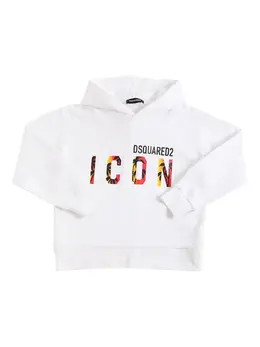 DSQUARED2: Толстовка  Icon с принтом