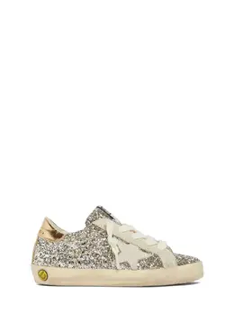 GOLDEN GOOSE: Серебристые кроссовки  Super Star