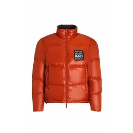 Armani Exchange: Оранжевый пуховик 
