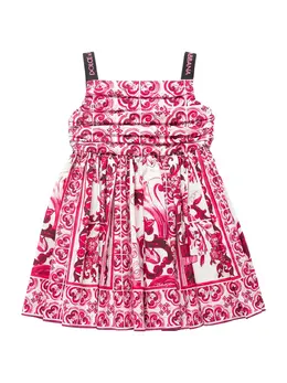 DOLCE & GABBANA: Платье  Majolica с принтом