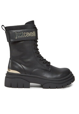 JUST CAVALLI: Чёрные ботинки 