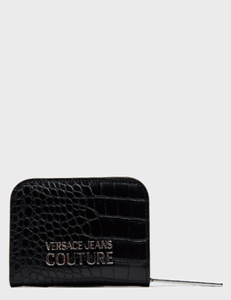 VERSACE JEANS COUTURE: Чёрный кошелёк 