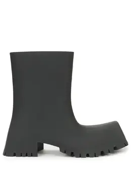 BALENCIAGA: Чёрные ботинки 