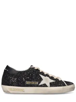 GOLDEN GOOSE: Чёрные кроссовки  Super Star