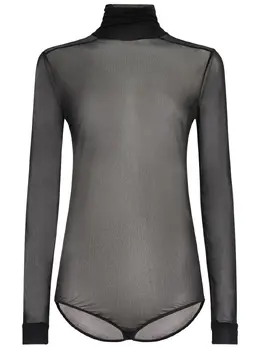 MAISON MARGIELA: Прозрачный боди 