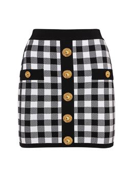 BALMAIN: Трикотажная юбка 