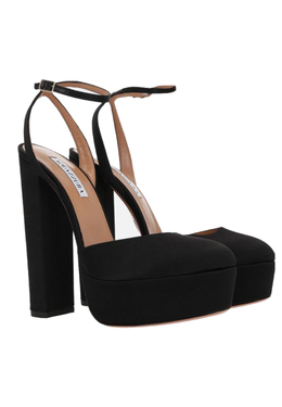 AQUAZZURA: Чёрные босоножки 