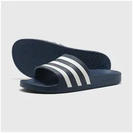 adidas: Синие шлёпанцы  Adilette Aqua
