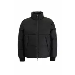 EMPORIO ARMANI: Чёрный пуховик 