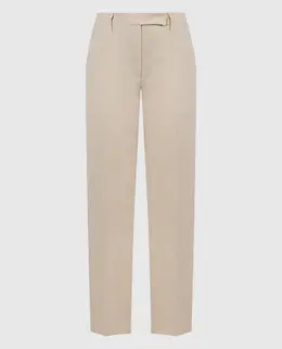 Brunello Cucinelli: Бежевые брюки 