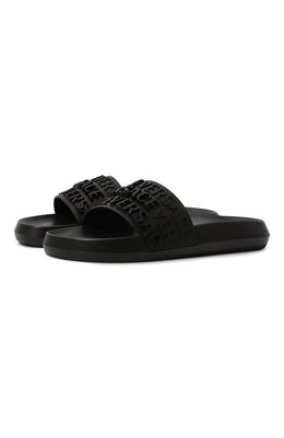 Versace: Чёрные шлёпанцы 