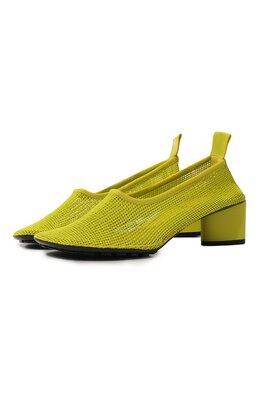 Bottega Veneta: Жёлтые туфли 