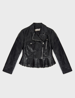 ERMANNO SCERVINO JUNIOR: Чёрная куртка 