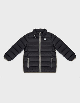 ARMANI JUNIOR: Чёрный пуховик 
