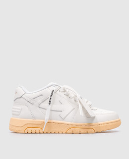 Off-White: Білі кросівки  Out of Office
