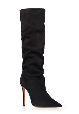 AQUAZZURA: Чёрные сапоги 
