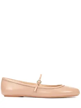 GIANVITO ROSSI: Бежевые балетки 