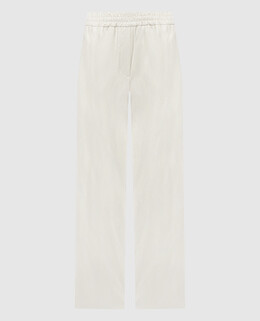 Max Mara Weekend: Бежеві брюки 