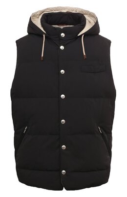 Brunello Cucinelli: Чёрный жилет 
