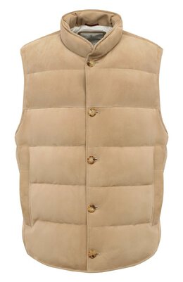 Brunello Cucinelli: Замшевый жилет 
