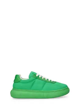 MARNI JUNIOR: Зелёные кроссовки 