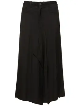 YOHJI YAMAMOTO: Юбка миди 
