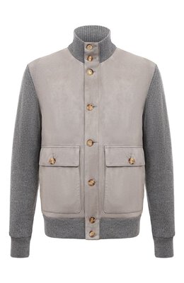 Brunello Cucinelli: Серый кардиган 