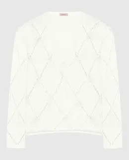 Twinset: Белый свитер 