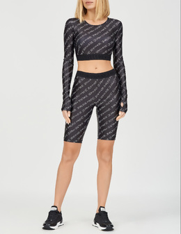 VERSACE JEANS COUTURE: Чёрные шорты 