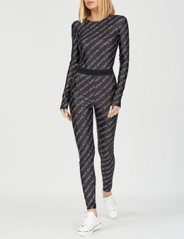 VERSACE JEANS COUTURE: Чорні легінси 