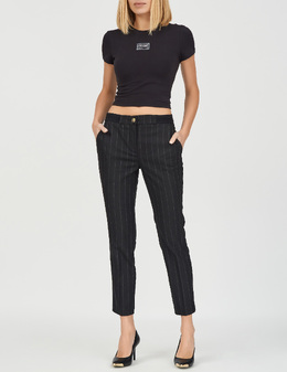 VERSACE JEANS COUTURE: Чорні брюки 