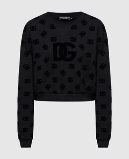 Dolce&Gabbana: Чёрный свитшот 