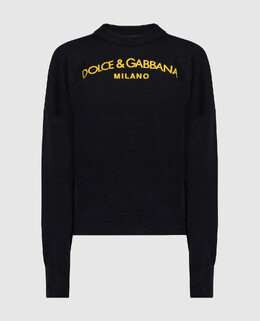Dolce&Gabbana: Чёрный свитер 