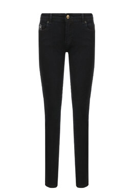 VERSACE JEANS COUTURE: Чёрные джинсы 