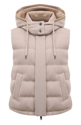 Brunello Cucinelli: Бежевый жилет 