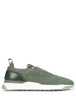 SANTONI: Зелёные кроссовки 