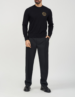 VERSACE JEANS COUTURE: Чорні брюки 