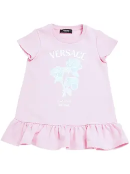 VERSACE: Хлопковое платье 