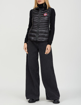 CANADA GOOSE: Чорні жилети 