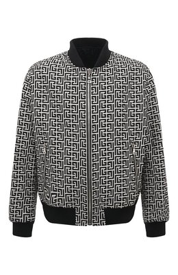 Balmain: Чёрная куртка 