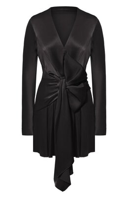Alberta Ferretti: Атласное платье 