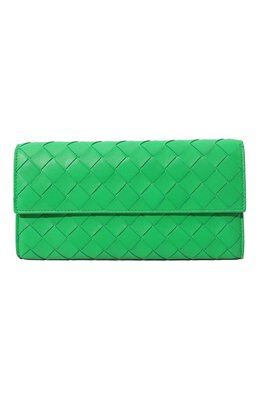 Bottega Veneta: Зелёная сумка 