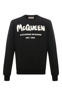Alexander McQueen: Хлопковый свитшот 