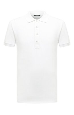 Balmain: Хлопковое поло 