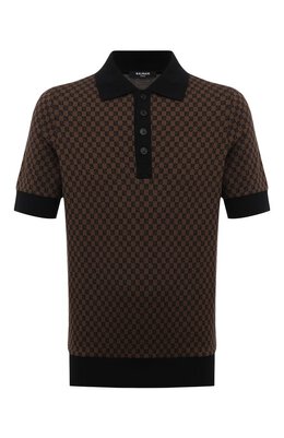 Balmain: Хлопковое поло 